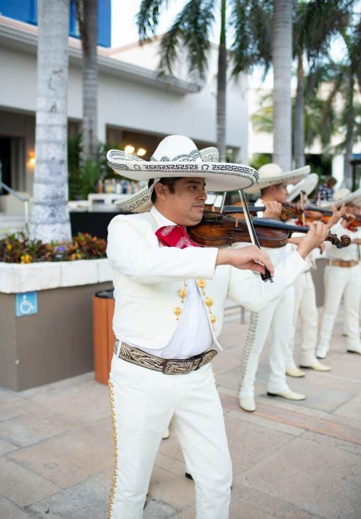 Local band performing